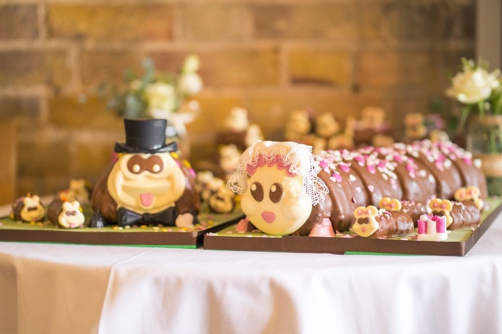 East Kent Wedding - Mr & Mrs Caterpillar Cake